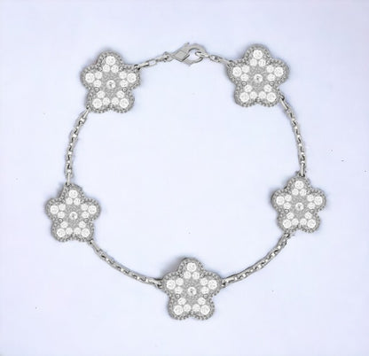 CloveLux™ Clover Iced Bracelet